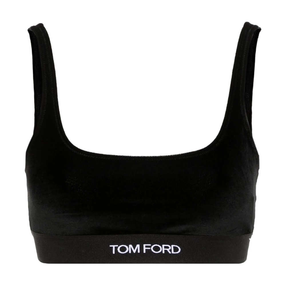 Tom Ford Velvet Bralette And Capris